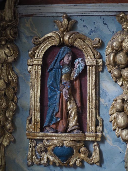 retable du maître-autel, détail - © Ministère de la Culture (France), Conservation des antiquités et des objets d’art du Finistère – Tous droits réservés