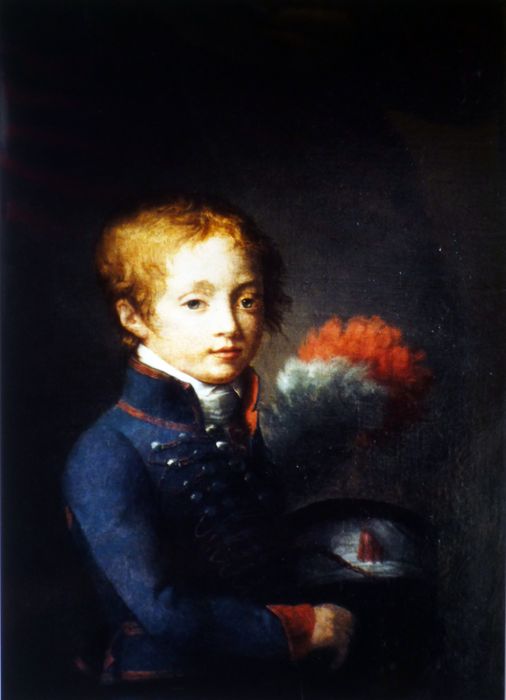 tableau ; cadre : Portrait d'enfant n° 2 - © Ministère de la Culture (France), Conservation des antiquités et des objets d’art du Finistère, tous droits réservés