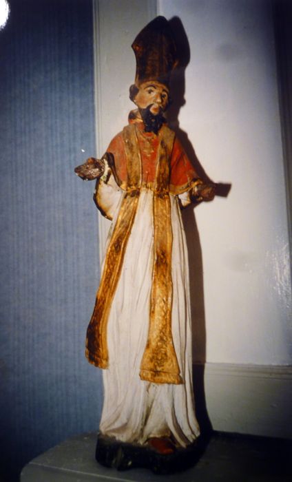 statue : Saint Ronan - © Ministère de la Culture (France), Conservation des antiquités et des objets d’art du Finistère, tous droits réservés