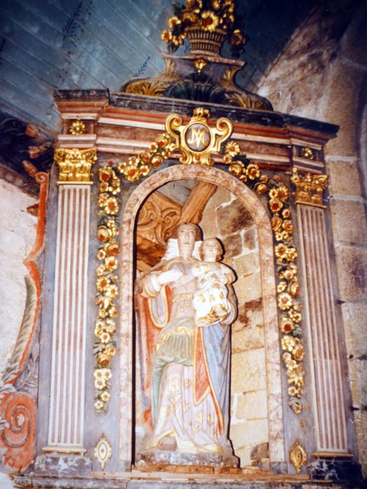 niche ; statue : Vierge dite Notre Dame de Tréguron