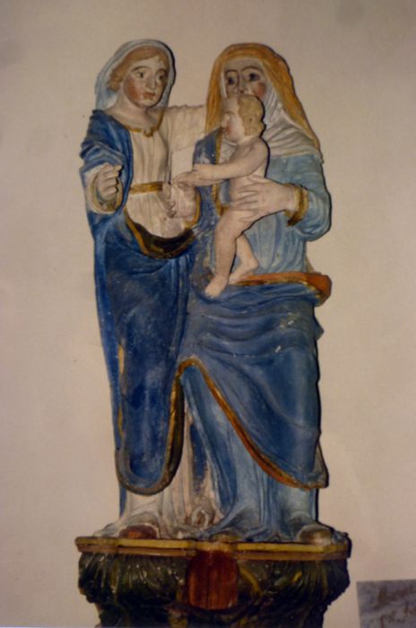 Groupe sculpté : Sainte Anne, la Vierge et l'Enfant