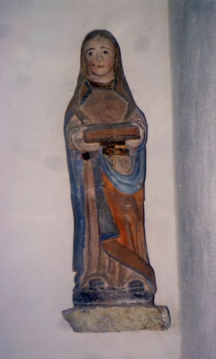 Statue : Sainte au livre