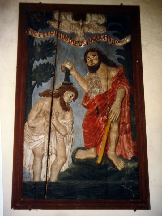 Bas-relief : Le Baptême du Christ