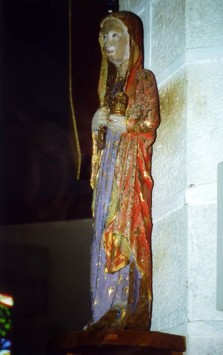 statue : Sainte Madeleine - © Ministère de la Culture (France), Conservation des antiquités et des objets d’art du Finistère, tous droits réservés