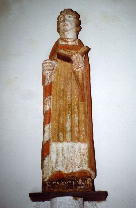 statue : Saint Méen - © Ministère de la Culture (France), Conservation des antiquités et des objets d’art du Finistère, tous droits réservés