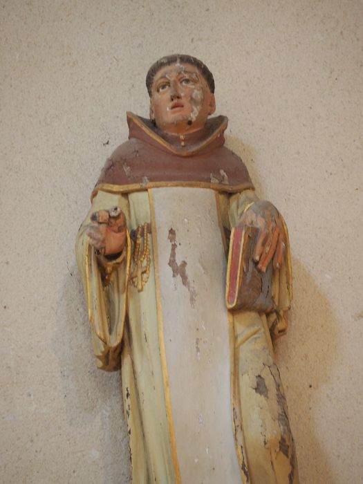 statue : Saint Tanguy, détail