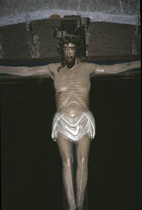 statue : Le Christ (poutre de gloire), détail Christ