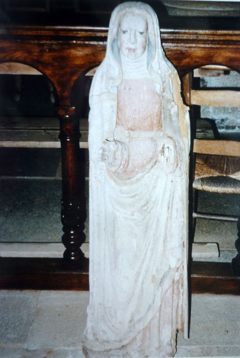 statue : Sainte Apolline - © Ministère de la Culture (France), Conservation des antiquités et des objets d’art du Finistère, tous droits réservés