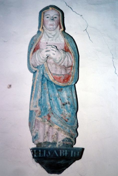 statue : Sainte Elisabeth - © Ministère de la Culture (France), Conservation des antiquités et des objets d’art du Finistère, tous droits réservés
