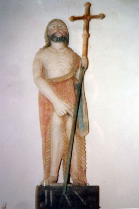 statue : Saint Jean-Baptiste - © Ministère de la Culture (France), Conservation des antiquités et des objets d’art du Finistère, tous droits réservés