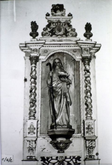 retable et statue de Saint Joachim