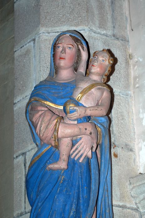 statue de Notre Dame de Merci, détail