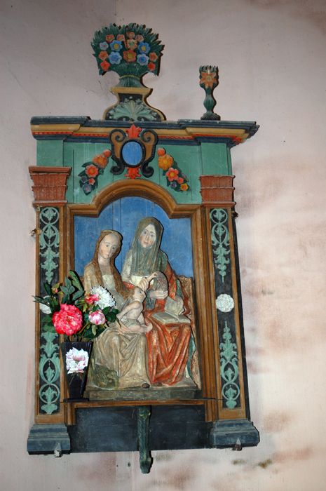 niche de sainte Anne, la Vierge et l'Enfant Jésus