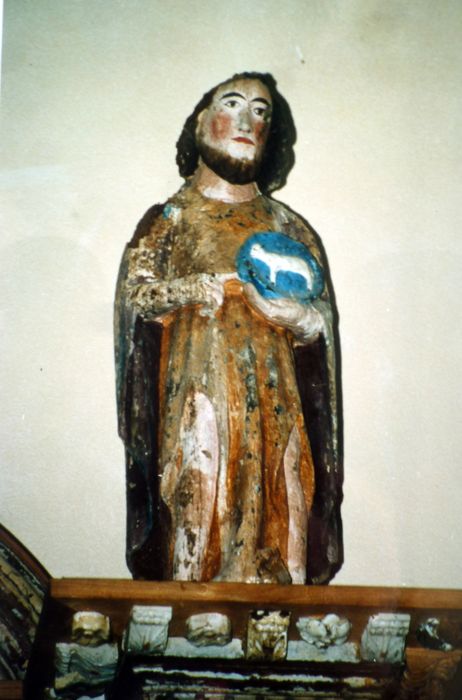 statue : Saint Jean-Baptiste - © Ministère de la Culture (France), Conservation des antiquités et des objets d’art du Finistère, tous droits réservés