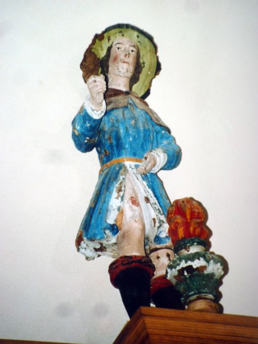 statue : Saint Roch - © Ministère de la Culture (France), Conservation des antiquités et des objets d’art du Finistère, tous droits réservés