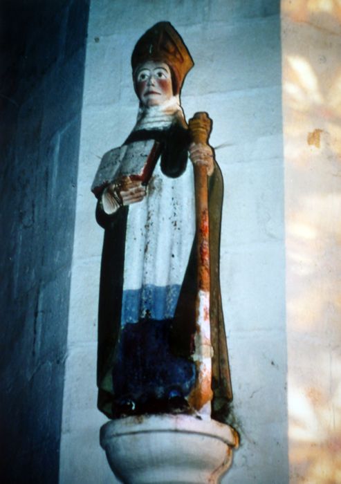 statue : Saint Abbé dit saint Guénolé - © Ministère de la Culture (France), Conservation des antiquités et des objets d’art du Finistère, tous droits réservés