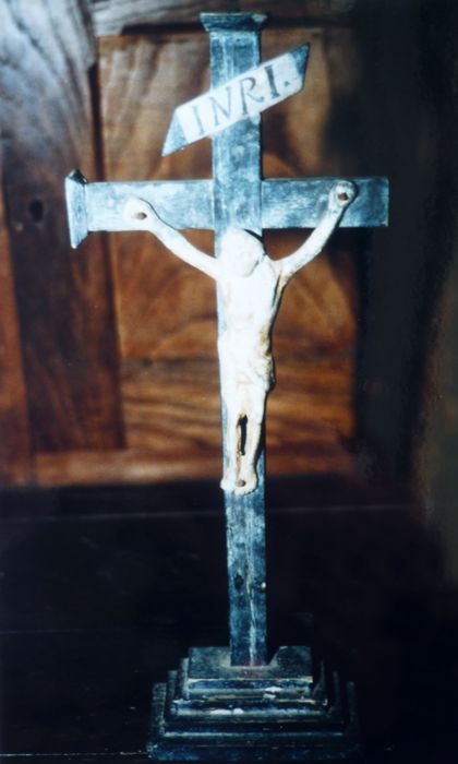 crucifix d'autel - © Ministère de la Culture (France), Conservation des antiquités et des objets d’art du Finistère, tous droits réservés