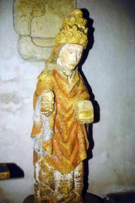 statue : Saint Tugdual - © Ministère de la Culture (France), Conservation des antiquités et des objets d’art du Finistère, tous droits réservés