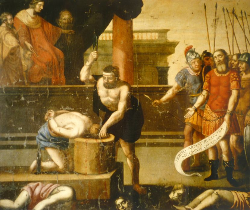 tableau : La Décapitation d'un saint martyr