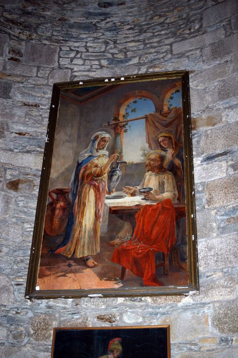 tableau : Le Christ servi par Marthe et Marie