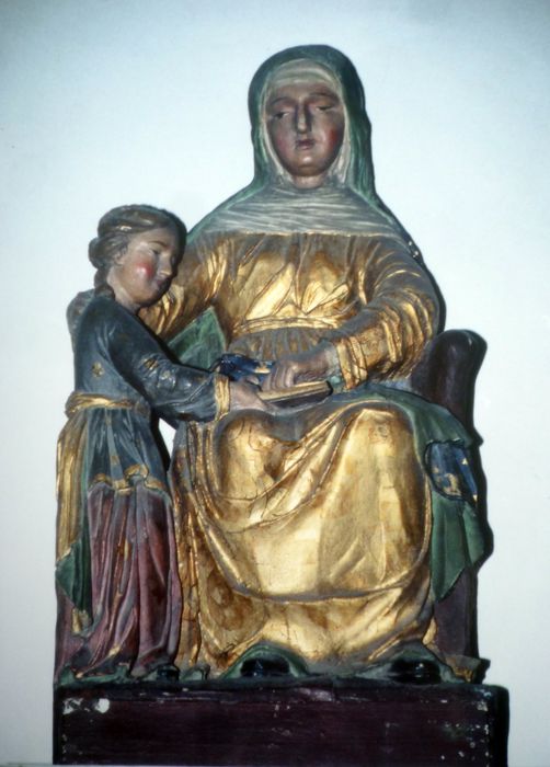 statue : Sainte Anne et la Vierge