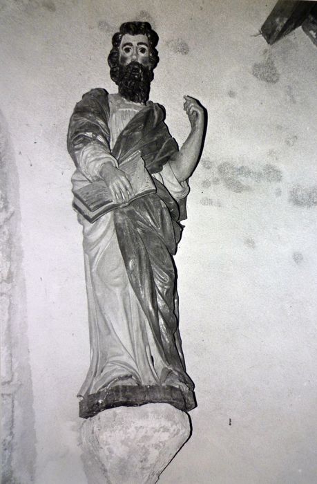 statue : Saint Apôtre - © Ministère de la Culture (France), Conservation des antiquités et des objets d’art du Finistère, tous droits réservés