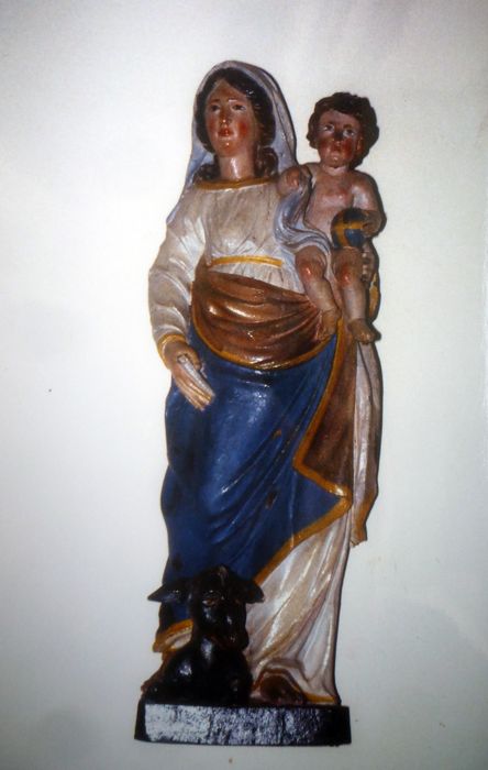 statue : Vierge à l'Enfant - © Ministère de la Culture (France), Conservation des antiquités et des objets d’art du Finistère, tous droits réservés