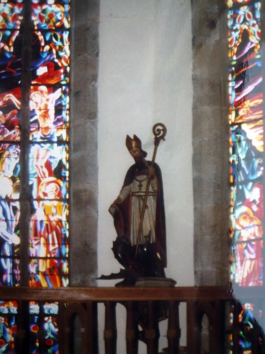 statue : Saint Paul Aurélien - © Ministère de la Culture (France), Conservation des antiquités et des objets d’art du Finistère, tous droits réservés