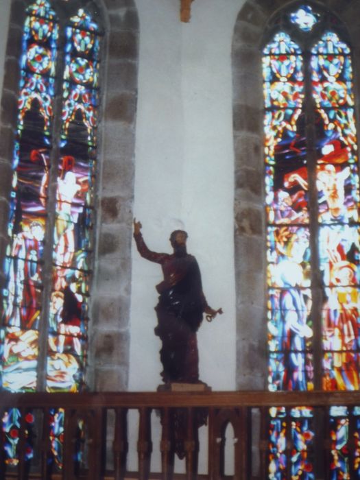 statue : Saint Pierre - © Ministère de la Culture (France), Conservation des antiquités et des objets d’art du Finistère, tous droits réservés