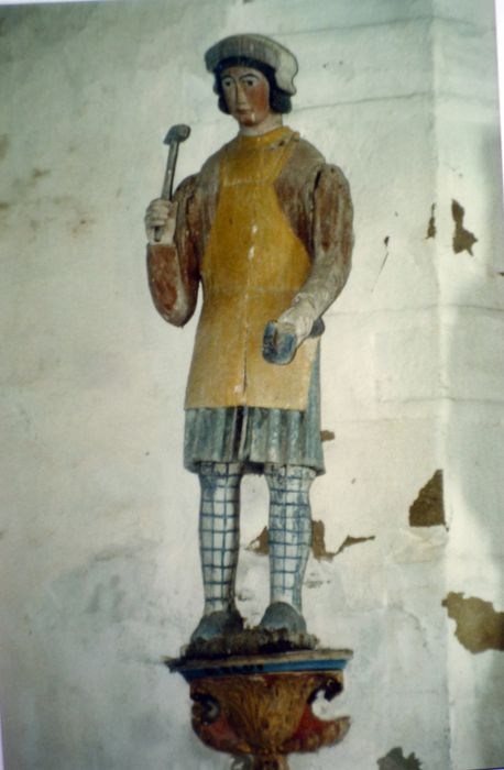 statue et console : Saint Eloi - © Ministère de la Culture (France), Conservation des antiquités et des objets d’art du Finistère, tous droits réservés