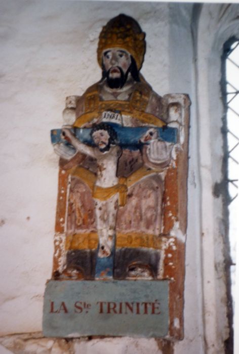 statue : Sainte Trinité - © Ministère de la Culture (France), Conservation des antiquités et des objets d’art du Finistère, tous droits réservés