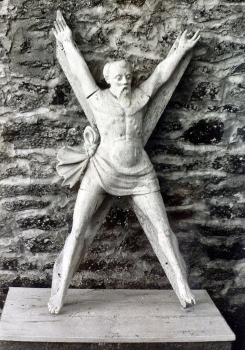 statue : Saint André - © Ministère de la Culture (France), Conservation des antiquités et des objets d’art du Finistère, tous droits réservés