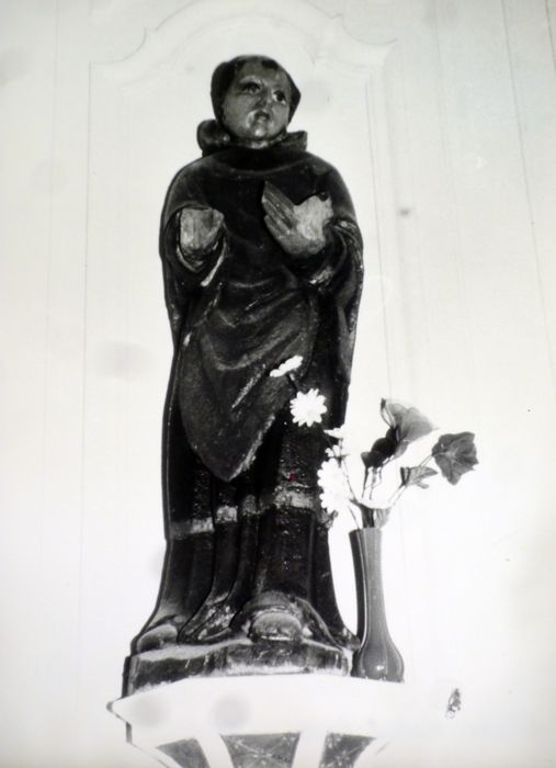 statue : Saint Guénolé - © Ministère de la Culture (France), Conservation des antiquités et des objets d’art du Finistère – Tous droits réservés