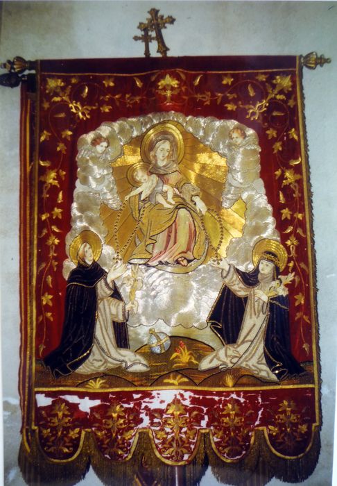 bannière n° 1, détail Donation Rosaire
