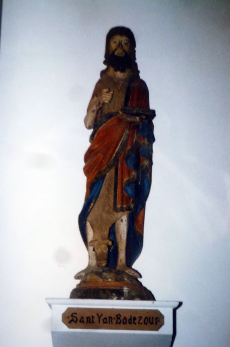 statue : Saint Jean-Baptiste - © Ministère de la Culture (France), Conservation des antiquités et des objets d’art du Finistère, tous droits réservés