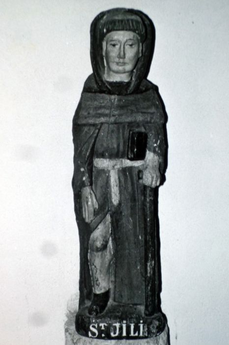 statue : Saint Gilles - © Ministère de la Culture (France), Conservation des antiquités et des objets d’art du Finistère, tous droits réservés