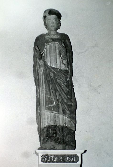 statue : Saint Maurice (Sant Moris) - © Ministère de la Culture (France), Conservation des antiquités et des objets d’art du Finistère – Tous droits réservés