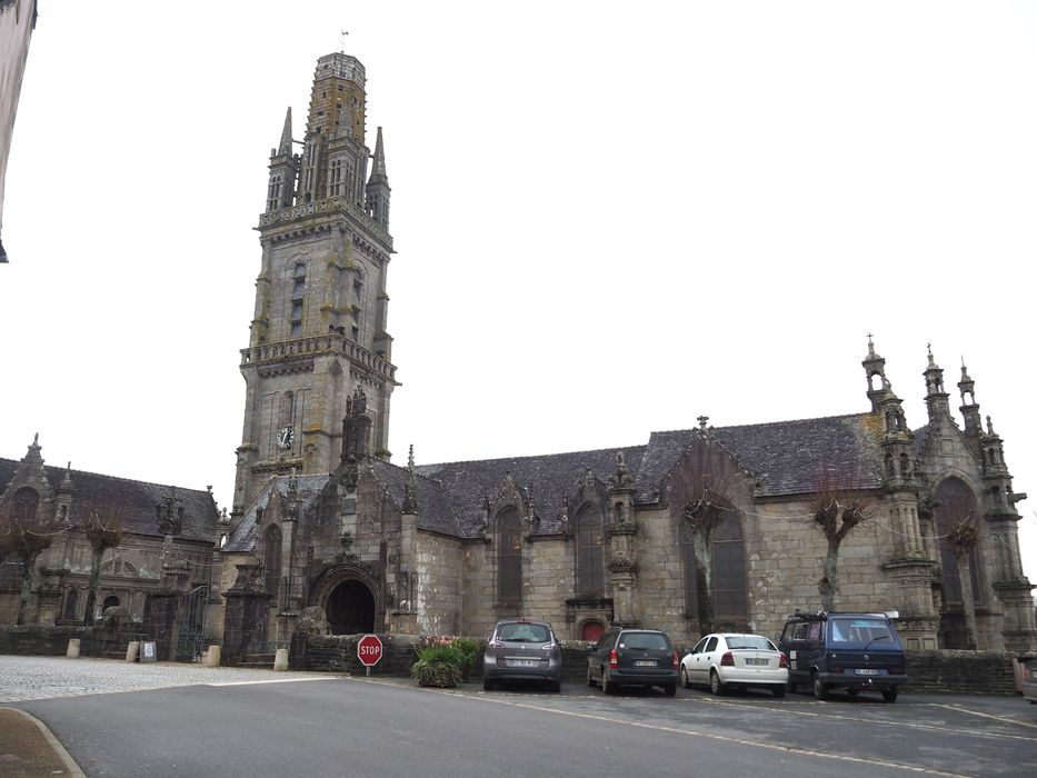 Eglise Notre-Dame : Façade latérale sud, vue générale