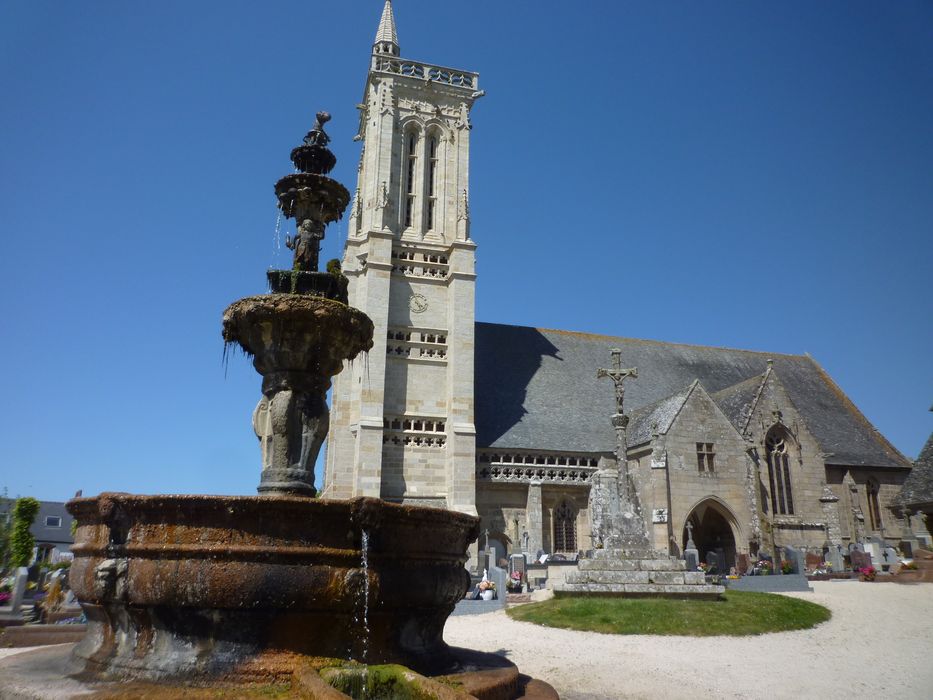 Eglise Saint-Jean-Baptiste : Ensemble sud, vue générale