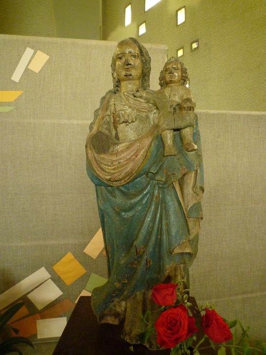 statue : Vierge à l'Enfant - © Ministère de la Culture (France), Conservation des antiquités et des objets d’art du Finistère, tous droits réservés