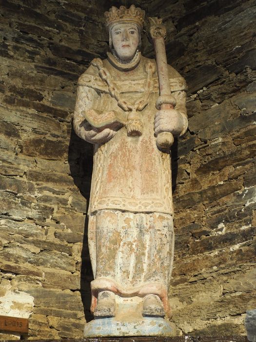 statue : Saint Louis - © Ministère de la Culture (France), Conservation des antiquités et des objets d’art du Finistère – Tous droits réservés