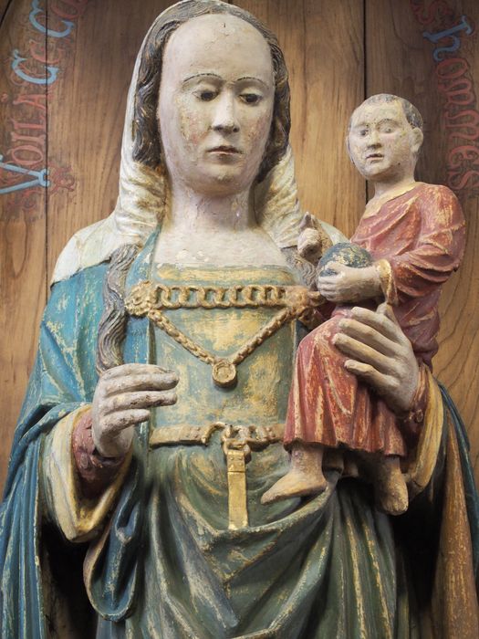 statue : Vierge à l'Enfant - © Ministère de la Culture (France), Conservation des antiquités et des objets d’art du Finistère, tous droits réservés