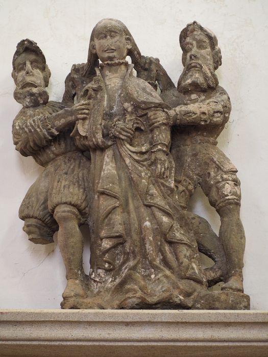 groupe sculpté : Le Martyre de sainte Apolline