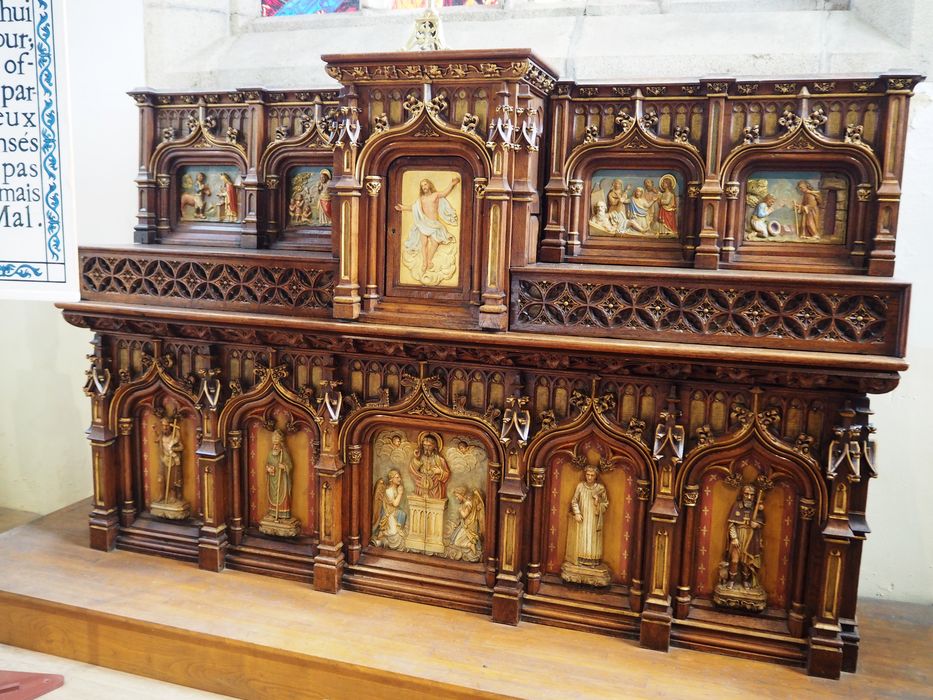 maître-autel - © Ministère de la Culture (France), Conservation des antiquités et des objets d’art du Finistère, tous droits réservés
