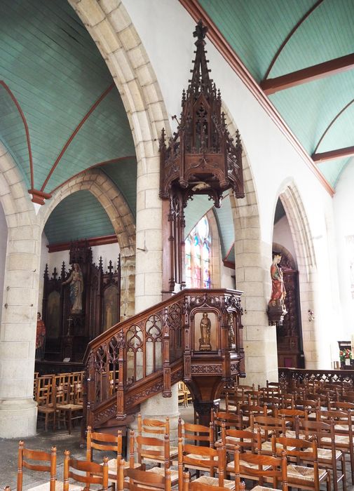 chaire à prêcher - © Ministère de la Culture (France), Conservation des antiquités et des objets d’art du Finistère – Tous droits réservés