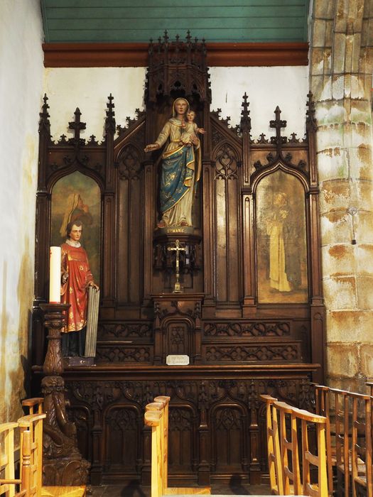 autel de la Vierge - © Ministère de la Culture (France), Conservation des antiquités et des objets d’art du Finistère – Tous droits réservés