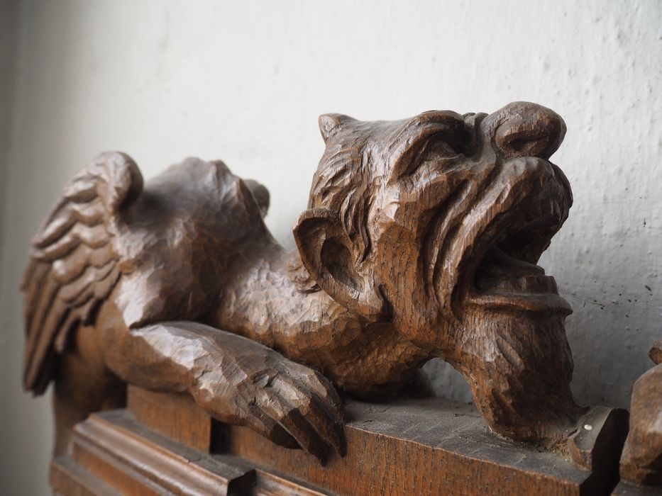 stalles, détail - © Ministère de la Culture (France), Conservation des antiquités et des objets d’art du Finistère – Tous droits réservés