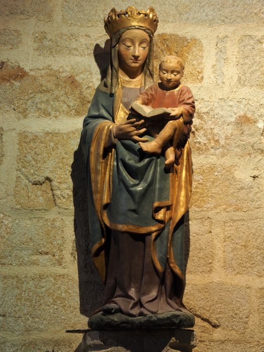 statue : Vierge à l'Enfant - © Ministère de la Culture (France), Conservation des antiquités et des objets d’art du Finistère – Tous droits réservés