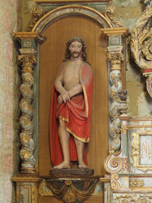 statue : Christ attendant le supplice