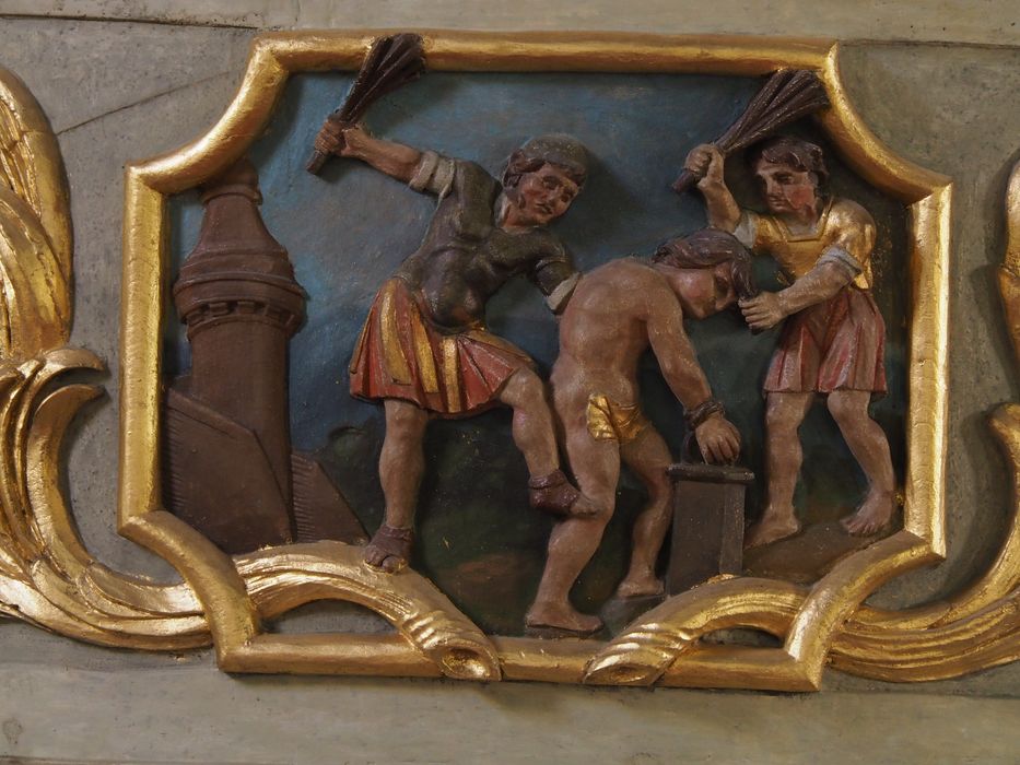 retable de Saint Sébastien, détail